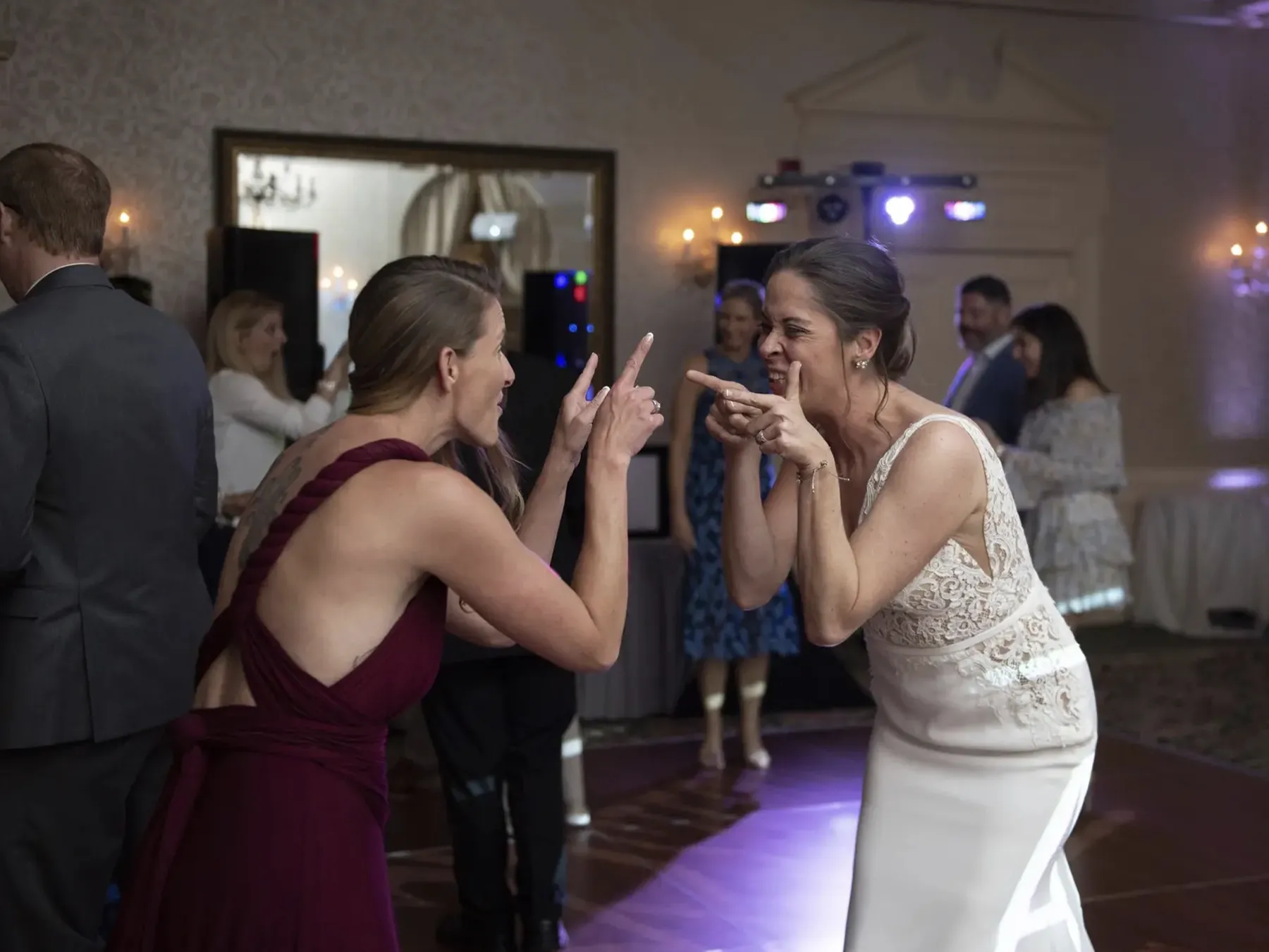 Wedding reception at Hotel Northampton MA with MARX entertainment DJ