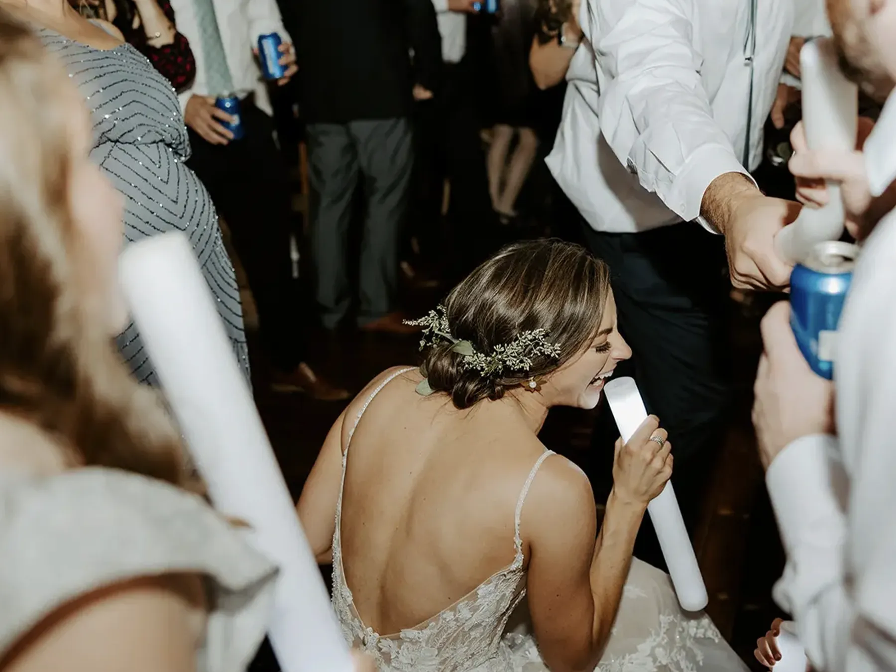 Outdoor wedding at Valley View Farm in Haydenville MA with MARX entertainment